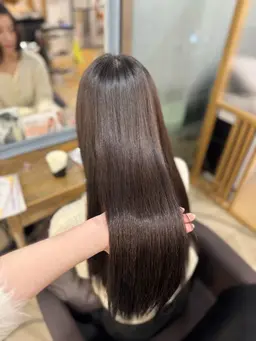🩶 髪質改善ストレート＋3step treatment 🩶