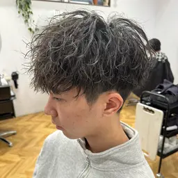 骨格矯正メンズカット+ツイスパ・波巻きパーマ🔥