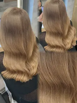 【💖 3月限定 SALE 💖】ケアブリーチダブルカラー🌈➕髪質改善トリートメント🫧