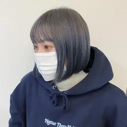 【ストケアコース】カット＋カラーリング＋ナチュラルストレートパーマ＋ヘアマスクトリートメント