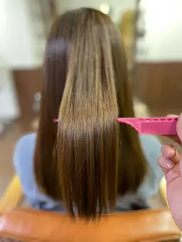 ☆酸性ストレートの縮毛矯正ヘブンリー☆＋カット＋カラー【白髪染めも対応】