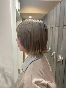 1ブリーチ+透明感カラー🩷【木、日限定】（デザイン相談可）