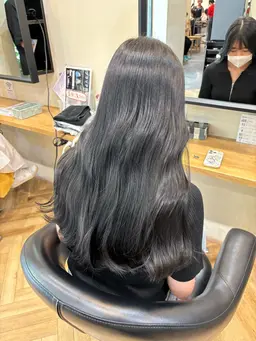 湿気に強い🤎【巻けるストレート🌻】カット＋髪質改善ストレート