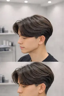 👑人気No.1👑【❤️‍🔥U22平日限定❤️‍🔥】メンズカット+曲がる縮毛矯正+表面コーティングトリートメント