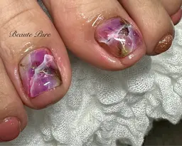 《フットネイル》2アートシンプルメニュー