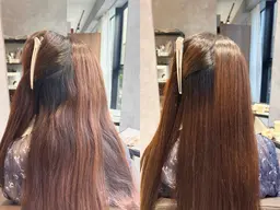 ♬朝の時間を楽に♬【縮毛矯正＆カット＆トリートメント】