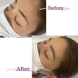ハリウッドブロウリフト【レディース👩】¥5900→¥4500 ※眉毛の長さが7mm以下の場合はパーマのムラが出ます。