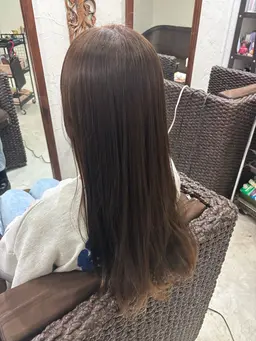カット✂️＋ブリーチなしのダブルカラー🫶