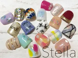 【オフなし】☆フット親指アートコース6000円→5000