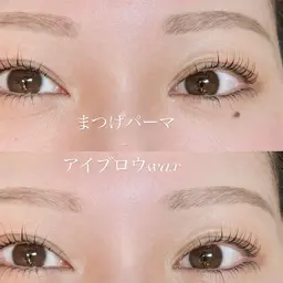【新規】まつげパーマ+アイブロウセット