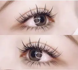 持ち1.5倍💙ワンホンデザイン120本🪽軽量セーブル🪽コーティング込み🧸国産グルー💙フラットラッシュご変更可