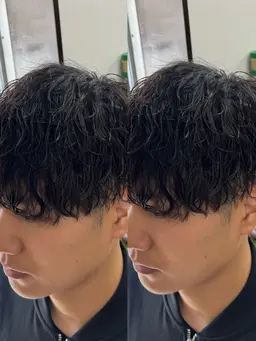 【今だけ！大人気メンズパーマをお得に！】メンズカット＆パーマ ¥8800