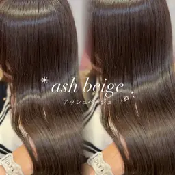 【迷ったらこちら🤍】韓国カット+イノアカラー+1stpトリートメント+コテ巻き仕上げ🎀 顔まわりヘア/髪質改善カラー