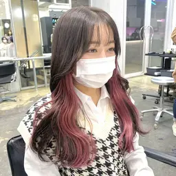 カット+イヤリングカラー+トリートメント