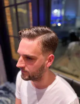 men'sフェードカット✂︎サイドパート💈