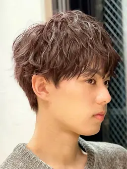 🔵メンズカット＋デザインカラー