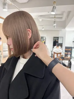 ブリーチリタッチ🐏＋ケアカラー＋カット付き🌙✂︎