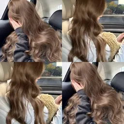 【‼️4／12限定最終チェックモデル‼️】🌟ブリーチ無し+カラー+システムトリートメント👩🏼 🩶🤎