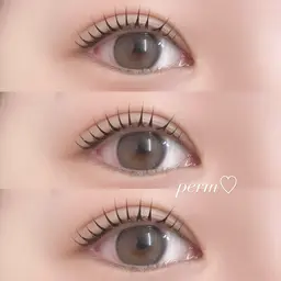 【なちゅ盛れ♡】韓国風束感まつ毛パーマ🎀(コーティング込)