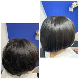 ダメージによるウネリやエイジング毛をキャンセルする💁‍♀️サイエンスアクアトリートメント💫（肩まで）ショート