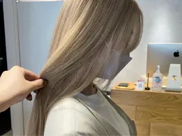 【脱黒染め】⚠️黒染め剥がし＋カラー✨