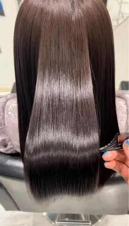 【❣️12.1月限定❣️髪の癖うねり気になる方❣️】高級✨️ダメージケア縮毛矯正+超音波トリートメント+似合わせカット