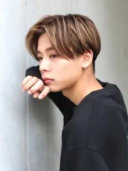 🤍【期間限定★透明感Style】メンズカット＋ハイライト🤍