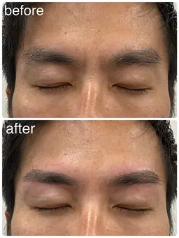 眉毛スタイリング