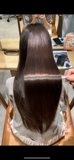 【艶髪】縮毛矯正+超音波トリートメント