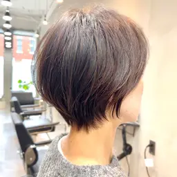 【ショートカット/ショートボブ】似合わせカット＋エイジングケア10分スパ
