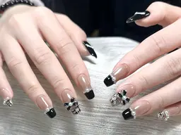 ☆スカルプ長さだし☆+持ち込みデザイン、シンプルコース14500 (デザイン、パーツ6本まで）