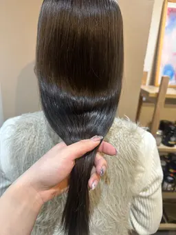お顔周りのみ髪質改善ストレート✨（カット、カラー追加の場合ご連絡ください🌟）