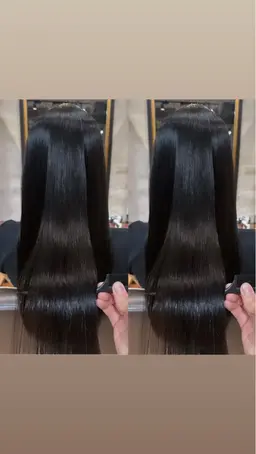 🌿透明感 普通のカラーと混ぜた白髪染めカラー🌿