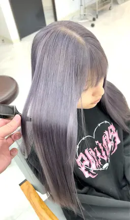 【レディース限定✨】【艶感髪質改善METEOブリーチカラー★】カット+ブリーチ+カラー+髪質改善TR ¥22000