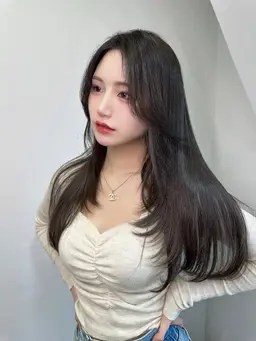 【🇨🇳上海仕込みワンホンレイヤー】カット+高保湿トリートメント（レイヤーカット/ワンホン/韓国）