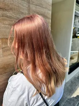 🦋🩵ケアブリーチ1回×オンカラー