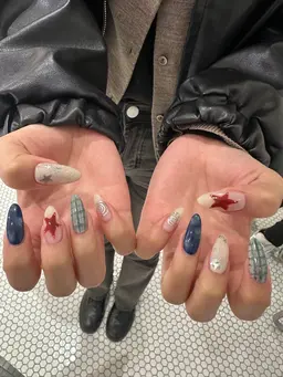 💟オフなし持ち込みアートコース※手書きアート6本以上（フレンチ、カラグラ×）ミラマグ可