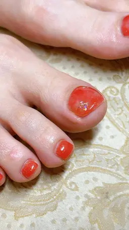 【 foot nail】ワンカラー