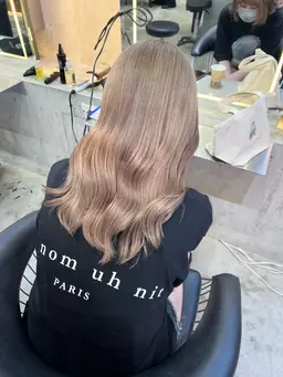 ✨ブリーチ、リタッチ（ケアブリーチ）　ダブルカラー➕1stepトリートメント　（超音波アイロン付き）