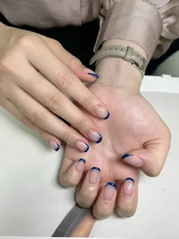 ［オフ無し］シンプルフレンチ🔅（クリアベース）