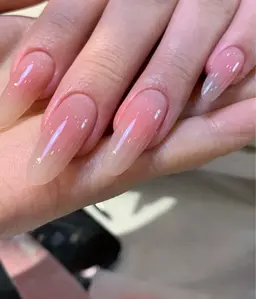 💕💅【初回オフ無料】大人気！チークネイル（ベースあり）➕パーツ2個