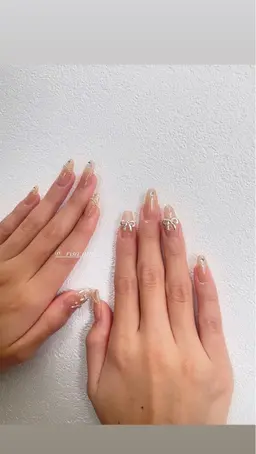 ワンホンネイル🧸🎀