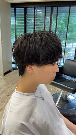 ✨40%オフ✨メンズカット+シャドウパーマ+トリートメント¥14000→¥8400