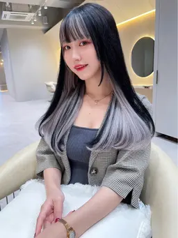 最高級クリスタルシールエクステ《インナーカラー》【20本までつけ放題】 ⚠️当日、前日の予約はNG ⚠️補足説明必読