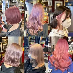 🤍🎀𓈒リタッチ/全頭ブリーチ+カラー+トリートメント