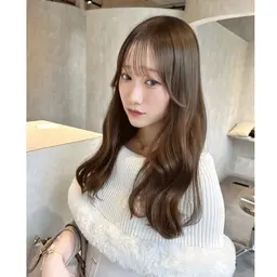 前髪カット＋ブリーチ１回＋カラー