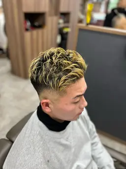 カット➕フェード➕眉メンテ