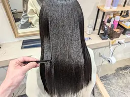 カット+髪質改善ストレート+高濃度カスタマイズTR