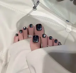 【フットネイル】マグネットワンカラー