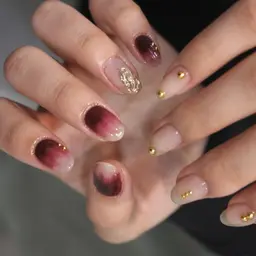 【人気No1👑✨】プレートから選べる◆セレクトアート10本🌿✨hand 5900円（オフ＋1100円・自爪育成ケア)